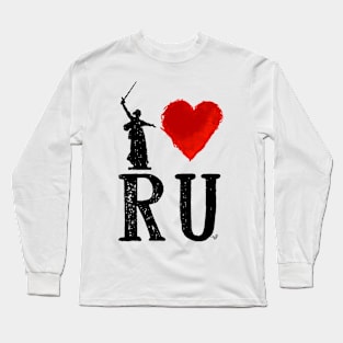 I Heart Russia black by Tai's Tees Long Sleeve T-Shirt